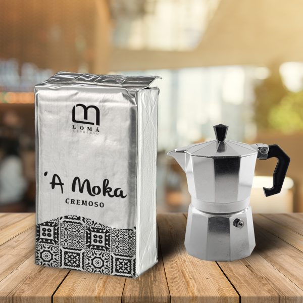 'A Moka - Cremoso - Macinato 3 Kg  (12 buste da 250 gr)
